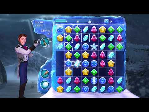 Frozen Free Fall: Snowball Fight Level 251 Walkthrough, No Power Ups