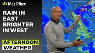 28/04/24 –Drier for many, wet to the east – Afternoon Weather Forecast UK – Met Office Weather
