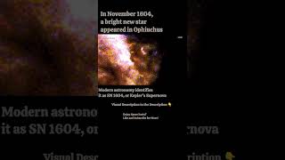 The Last Supernova Seen In The Milky Way Appeared In 1604