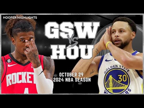 Golden State Warriors vs Houston Rockets Full Game Highlights | Oct 29 | 2024 NBA Season