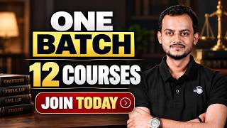 Full 12 Courses in 1 Batch | Pranjal Singh | StudyIQ Judiciary Update