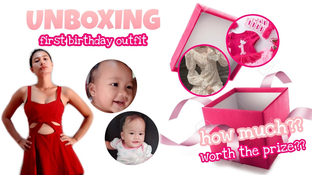 VLOG 28 UNBOXING BABY'S FIRST BIRTHDAY OUTFIT YouTube