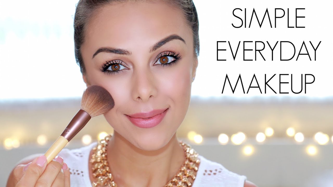 Simple Everyday Makeup Glowing Natural Annie Jaffrey YouTube