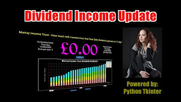 How much will the Murray Income Trust (MUT) Quarter 1 pay? Python Custom Tkinter Application
