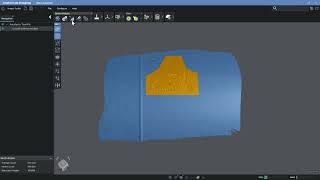 Curved Surface Damage in Creaform Integrity Suite | Analysis Toolkit Module