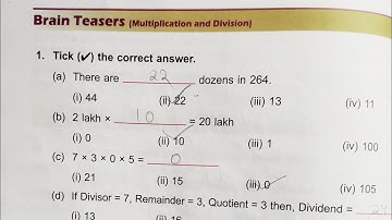 Dav class 4 maths unit 4 Brain Teasers All questions
