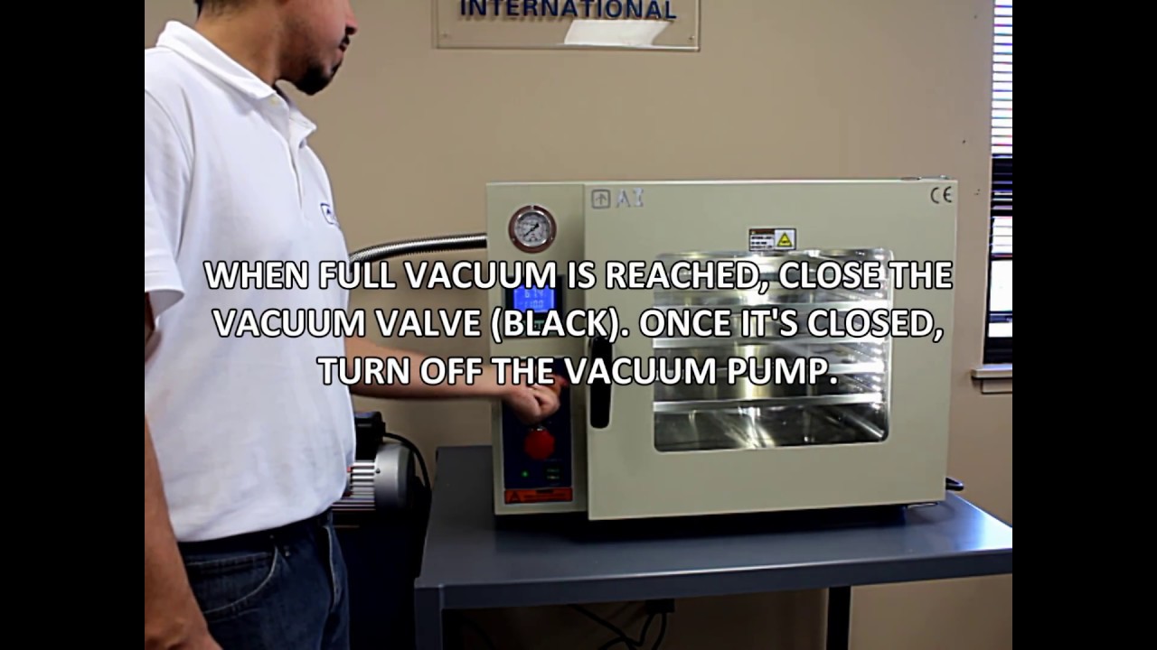 Ai AccuTemp 1.9 Cu Ft Vacuum Oven Installation Calibration