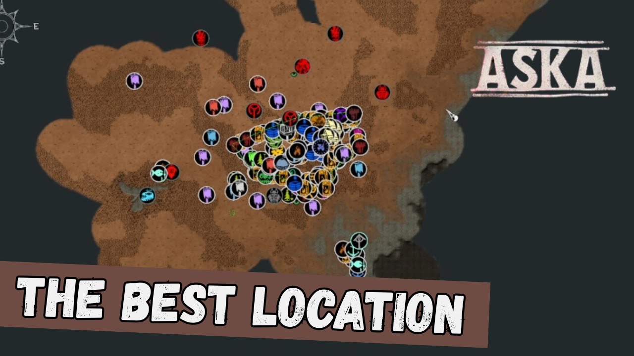 Where's the best place to build your village in ASKA? | ESP-ENG - YouTube