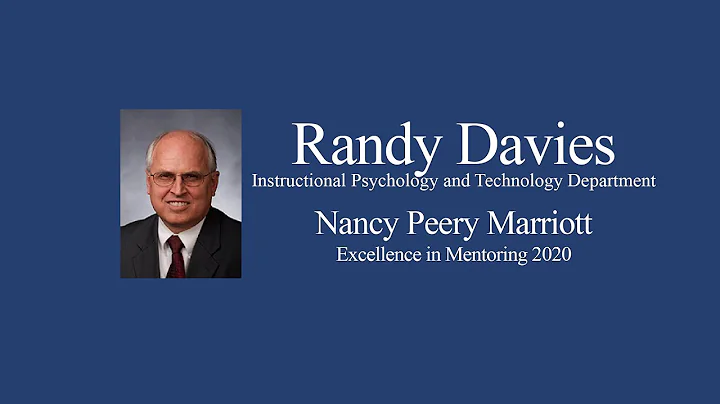Nancy Peery Marriott Award - Randy Davies