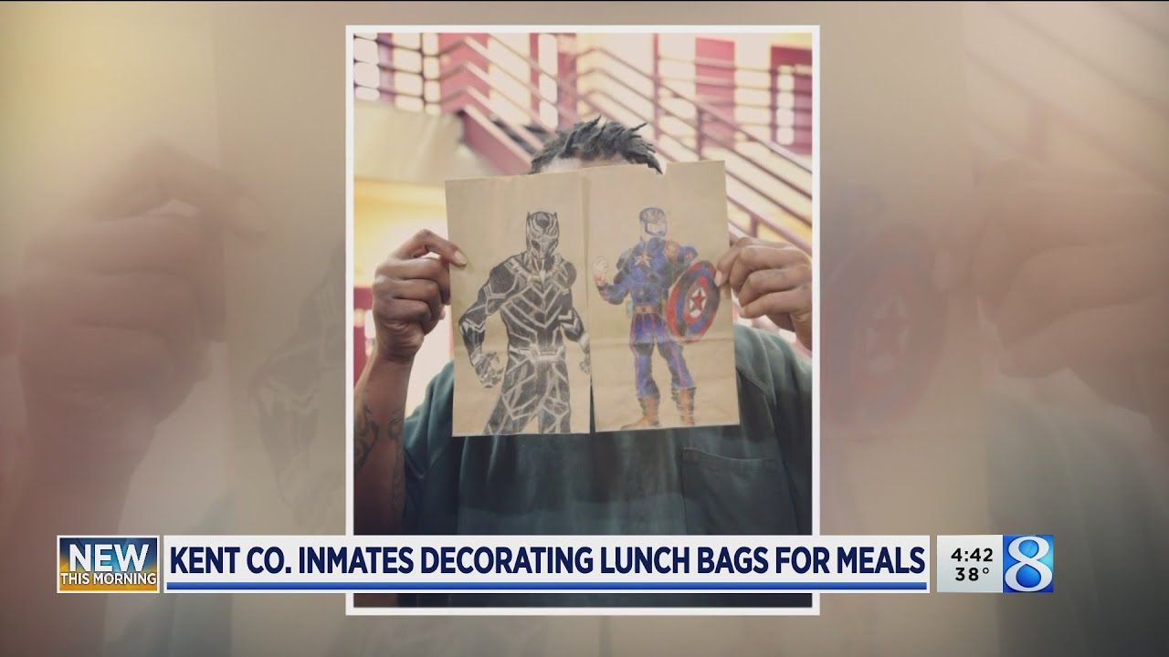 Inmates use artistic skills to decorate lunch bags for W. MI kids
