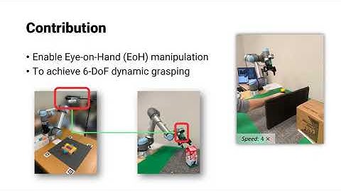 EARL: Eye-on-Hand Reinforcement Learner for Dynamic Grasping with Active Pose Estimation