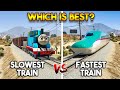 GTA 5 - SLOWEST TRAIN VS FASTEST TRAIN (WHICH IS BEST TRAIN?)