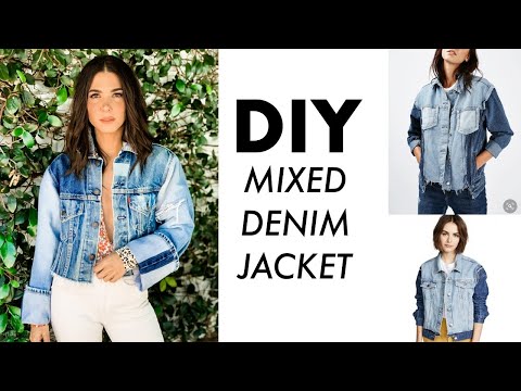 DIY: Mixed DENIM Jacket // Use Old Jeans or Scraps!!) -By Orly Shani