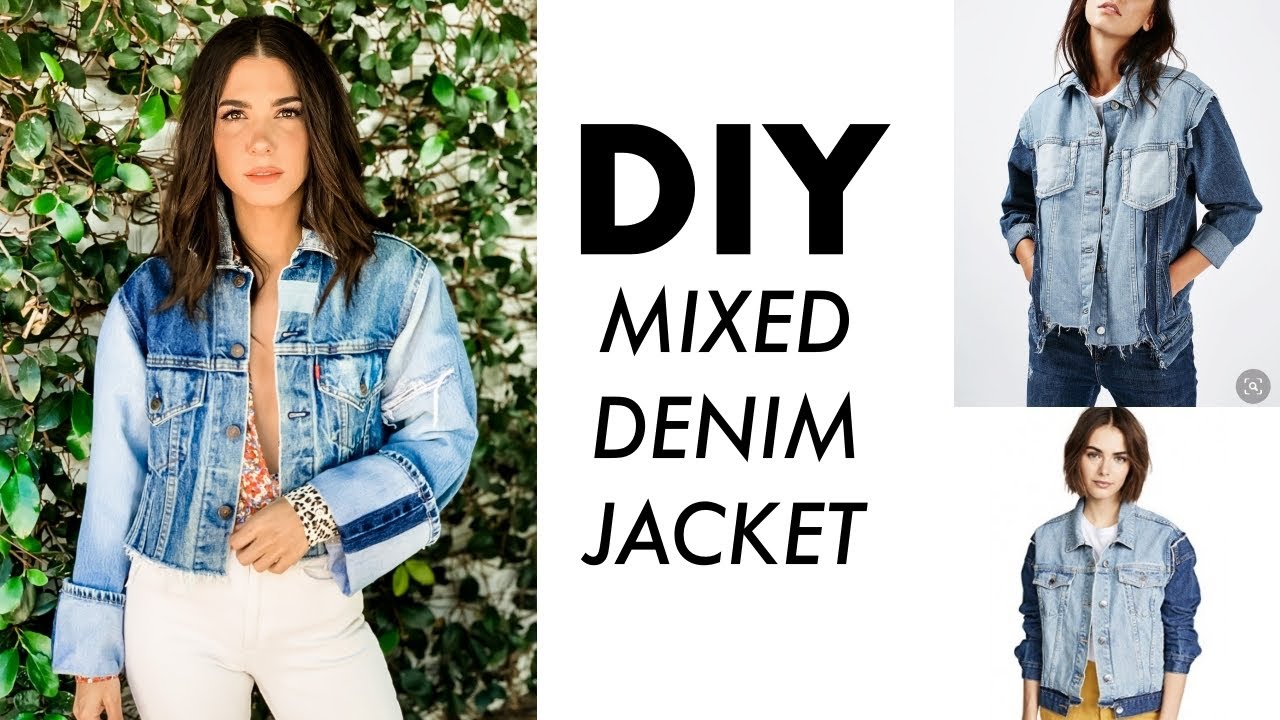 DIY girlie 🙋🏼‍♀️ All you need is an old jean jacket and some