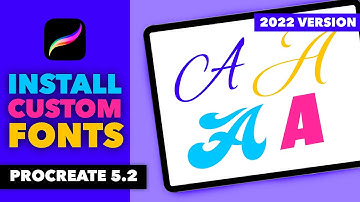 How to Install Custom Fonts in Procreate | + How to Access OpenType Features!