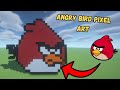 Minecraft: ANGRY BIRDS Pixel Art (Tutorial)