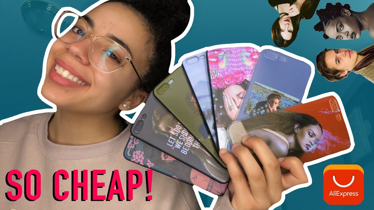 CELEBRITY MERCH ALIEXPRESS IPHONE CASE HAUL! | LANA DEL RAY, RIHANNA AND MORE!  ($2 OR LESS)