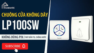 Chuông Cửa Không Dây THÔNG MINH Không Dùng Pin sử dụng Công Nghệ MỚI | Linptech LP100SW