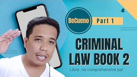 Criminal Law Book 2 Part 1