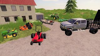 Our lawn business has the best mowers and truck | Farming Simulator 19 screenshot 5