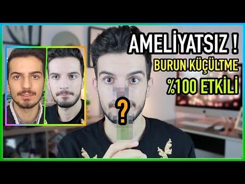 Ameliyatsız Burun Estetiği ! Burun Küçültme Yöntemim EVDE !