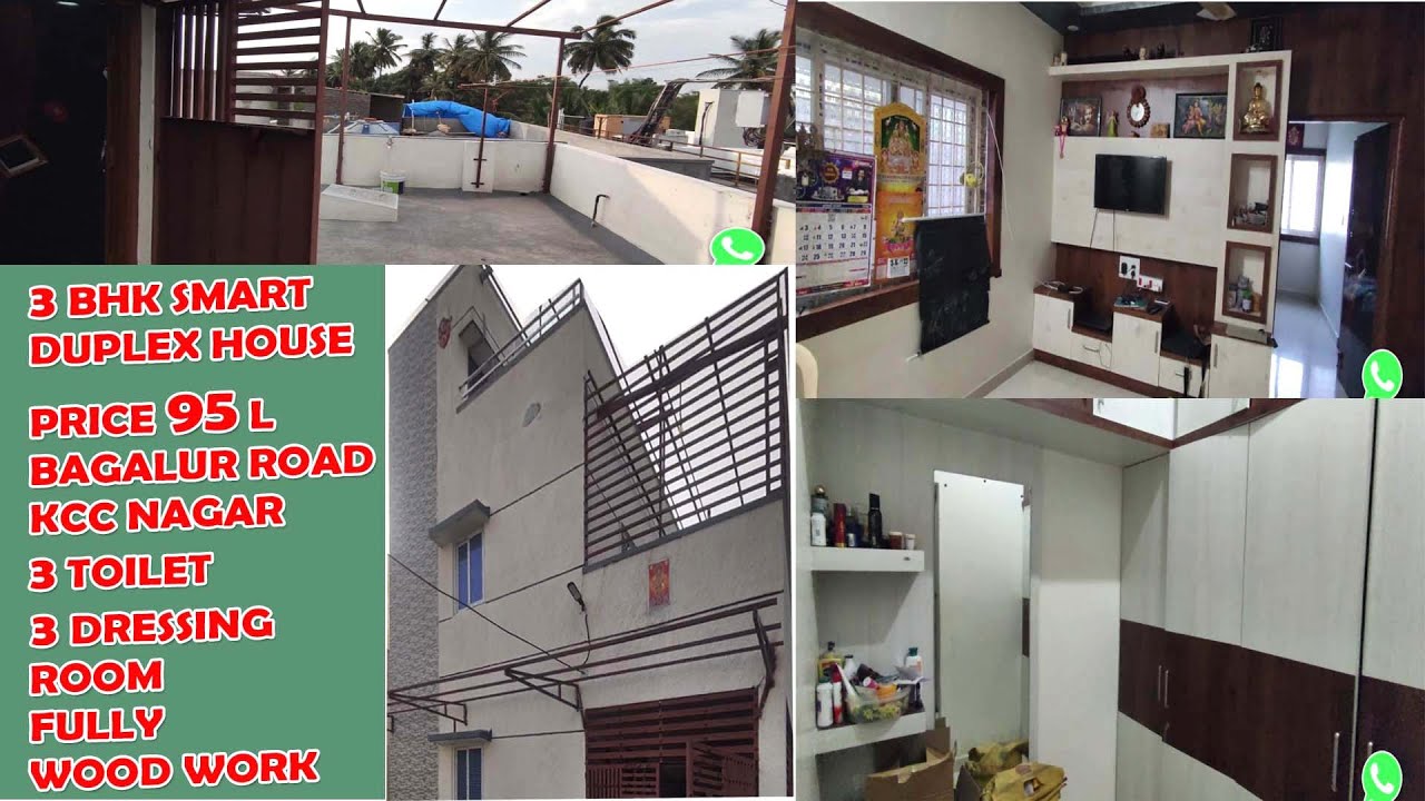 HOSUR 3BHK DUPLEX HOUSE BAGALUR ROAD MUNCIPALITY RTO SHOPPING