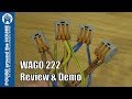 WAGO 222 connectors review and demo. How to use with WAGOBOX Junction Box.