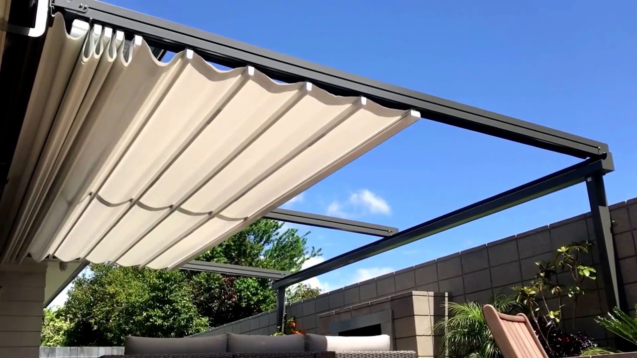 Oztech Retractable Outdoor Awning Fresco Youtube