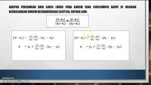 INTERPOLASI LINEAR - METODE NUMERIK