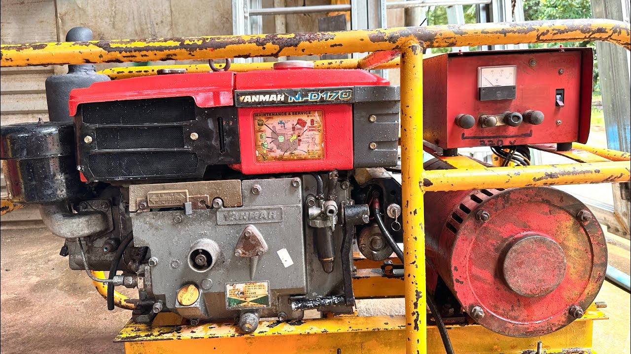 Yanmar tf160 kéo cục diamo 10kva 1 pha . Anh em cần lh 0974066190