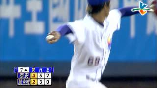 20140326-2甲組春季聯賽 泰安產險vs桃園航空 七上 蔡友達精準的傳球,成功刺殺偷跑的林志祥