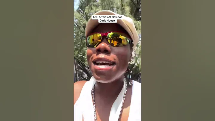 Teni Arrives at Davidos Fathers house to pick up his Lamborghini for her shoot #Teni #davido