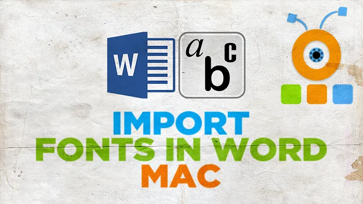 How to Import Fonts in Microsoft Word on a macOS | How to Add Fonts to Word on macOS