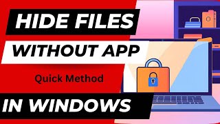 Hide Files Without Software in WIndows screenshot 4
