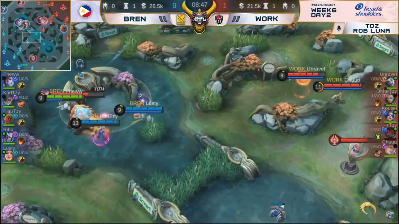 BREN ESPORTS vs WORK AUSTER FORCE [GAME 1] - MPL PH S7 WEEK 6 DAY 2