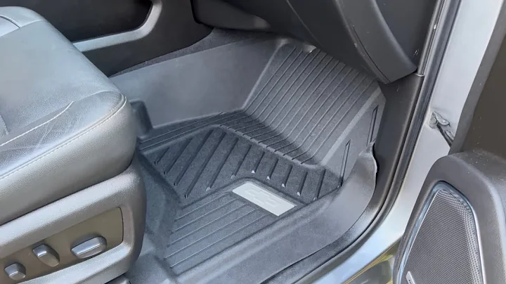 Front row floor mat install; 2020 Chevy Suburban