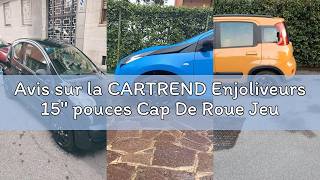 Avis sur la CARTREND Enjoliveurs 15'' pouces Cap De Roue Jeu Enjoliveur Auto 70288