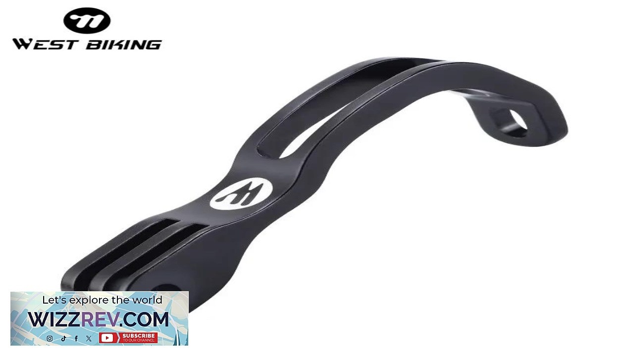 WEST BIKING Front Fork Light Holder Adjustable Aluminum Alloy Bracket For GOPRO