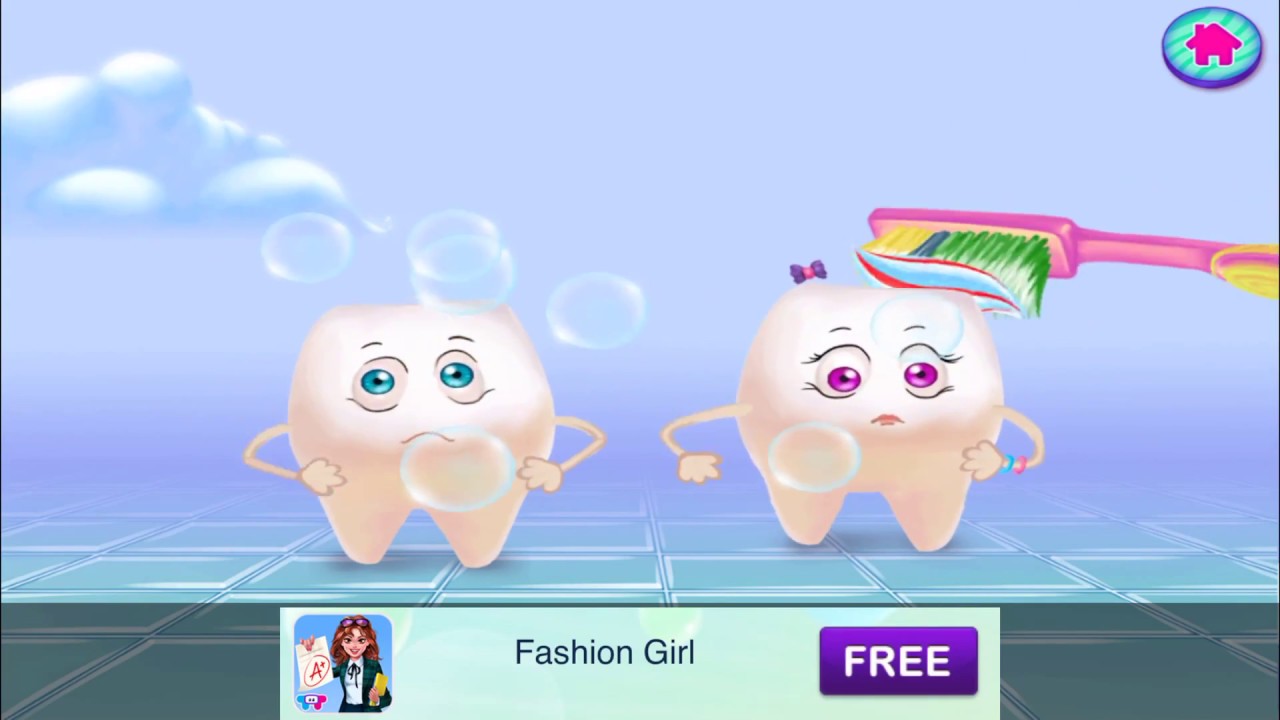 Happy Teeth Fun Care Kids Game -  Trẻ Em Tập Đánh Răng Vui Nhộn