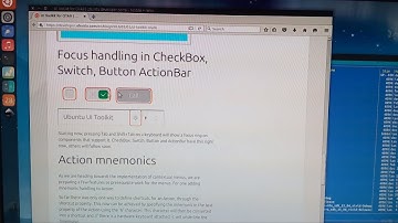 Ubuntu 16.04 Unity 8 - Focus handling Tab and Shift+Tab