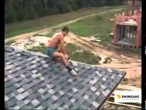 Монтаж битумной черепицы Shinglas ч.3
