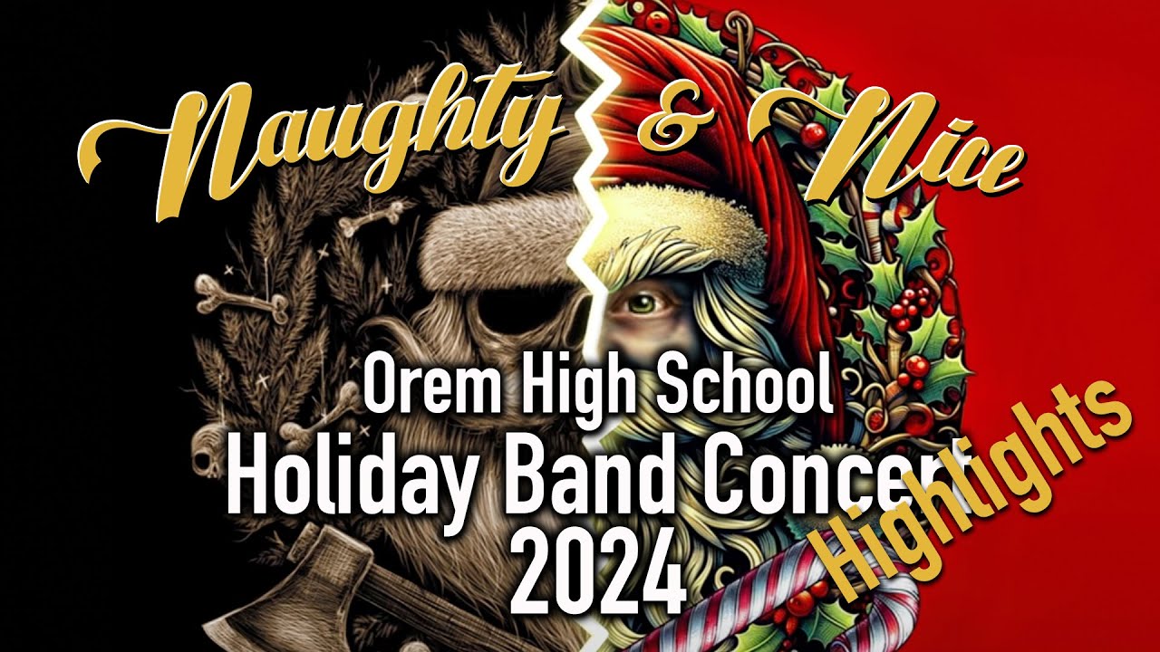 Orem High School Holiday Band Concert Highlights - 2024 - YouTube