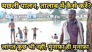 #fishfarming #machalipalan मछली पालन कैसे करें ,तालाब में।ghoraricg। how to start fish farming