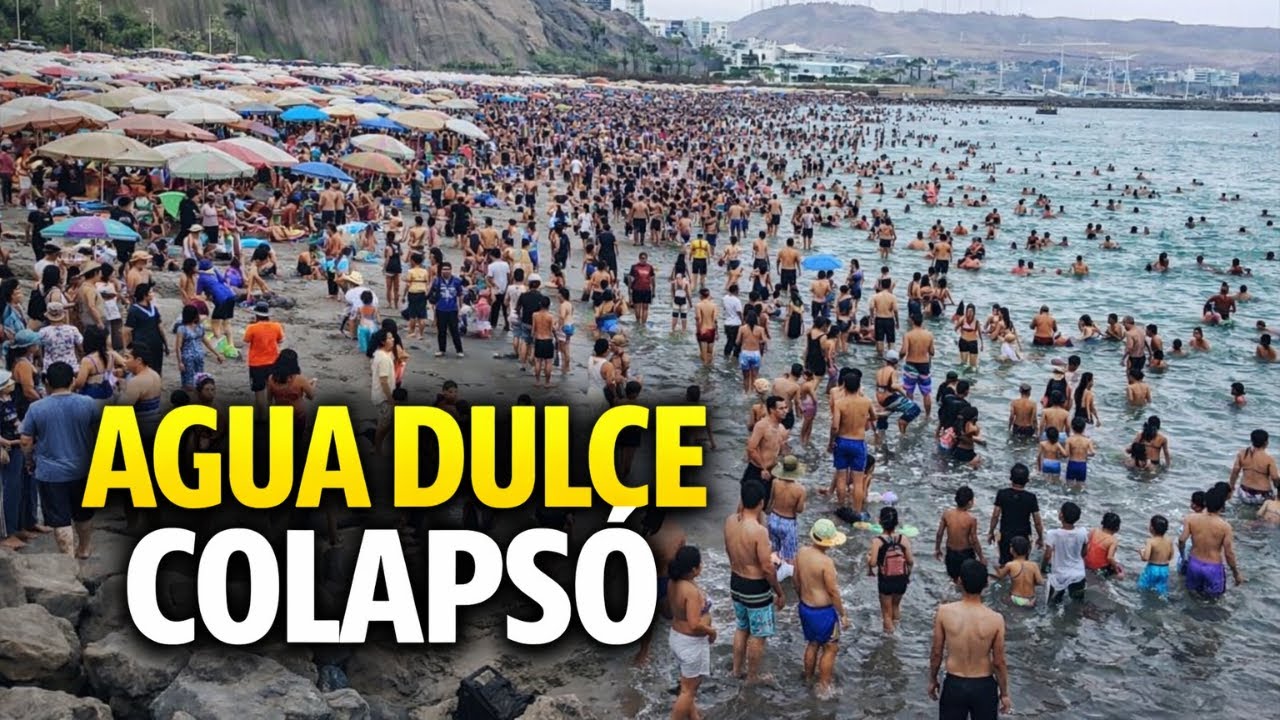 AGUA DULCE COLAPSÓ  Sábado de Caos en la Playa de Chorrillos 2026