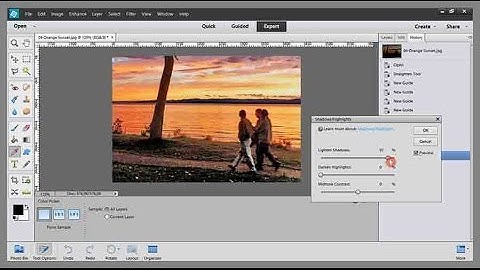 Photoshop Elements Tutorial 04 How to brighten a photo