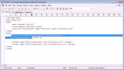 jQuery Tutorial   18   Multiple selectors