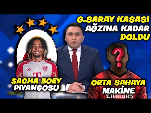 Sacha Boey Piyangosu !! 170 Milyon TL Geliyor !! l Orta Sahaya Makine !! l GALATASARAY