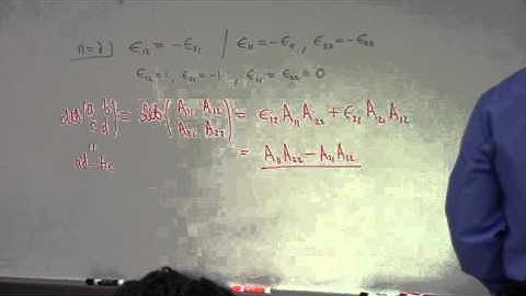 Linear Algebra: Feb 26, day of the determinant