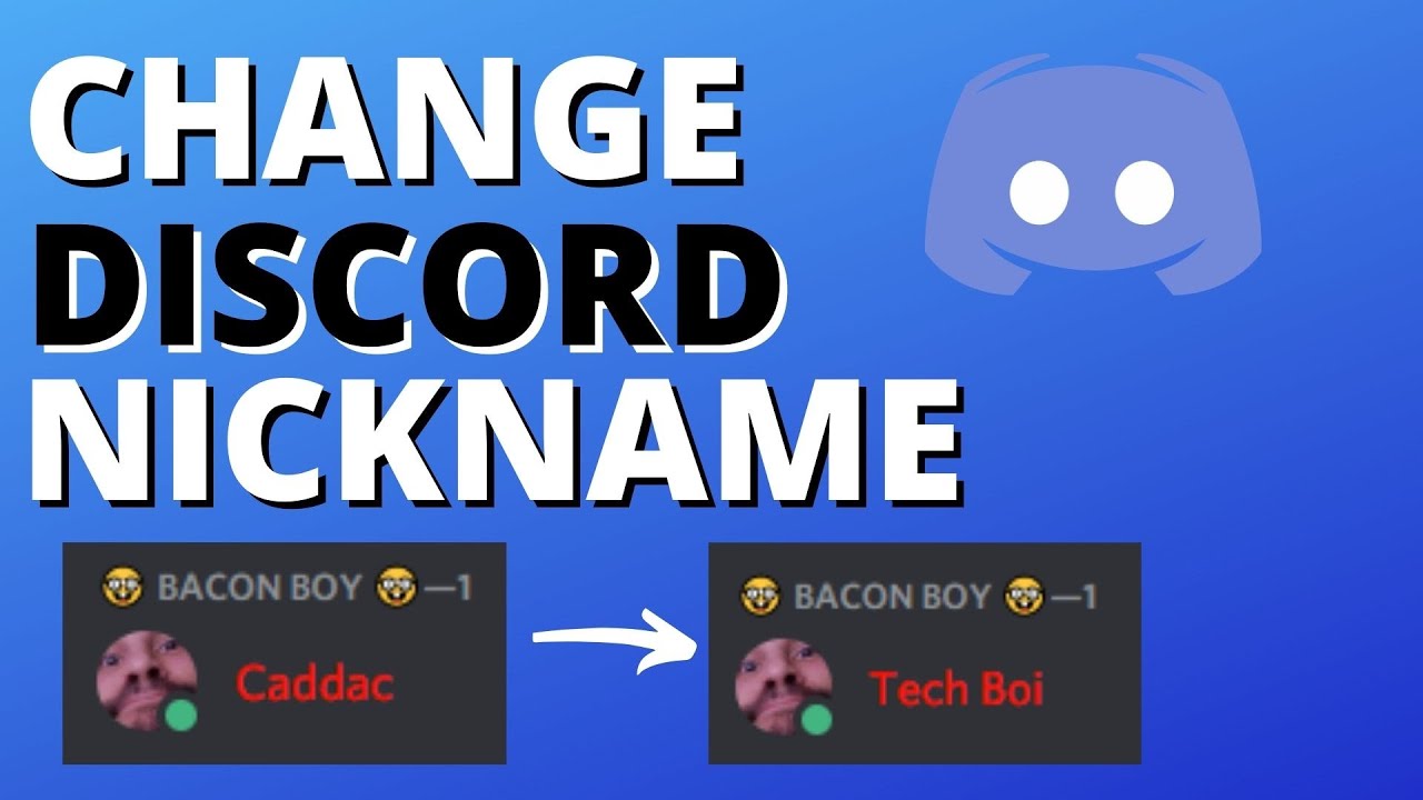 Discord nickname. Nickname for discord. Discord changes
