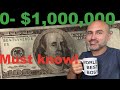 $0-1 million dollars! By Age 37- (I wish I knew this earlier!)